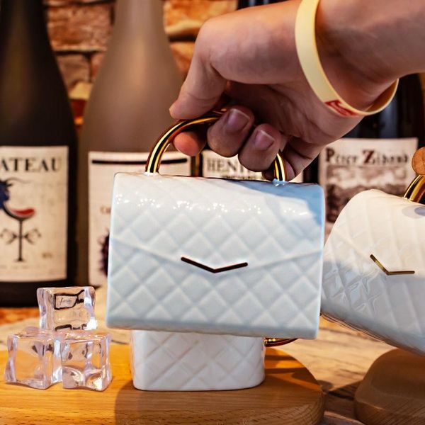 

mugs household nordic hand-painted ceramic cups large-capacity women's simple coffee and bags turkish