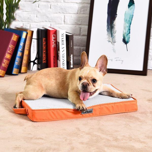 

kennels & pens summer dog bed breathable pet beds for small dogs comfortable waterproof washable blanket