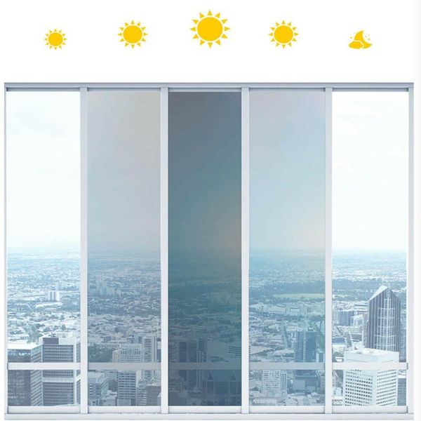 

100% sunice car window tint 69%/25%vlt pochromic film heat control color changed nano ceramic for tinting sunshade