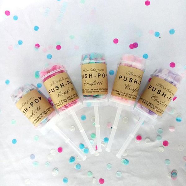

party decoration hand-held confetti firework celebration holiday small wedding tube salute colored supplie paper celebr o4f6