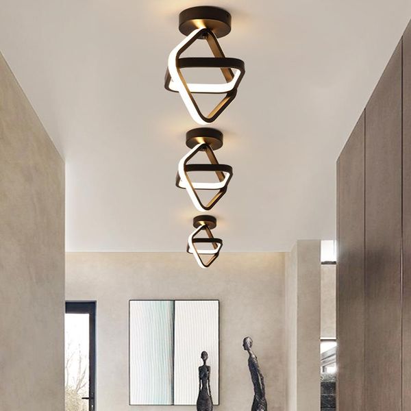 

pendant lamps the villa corridor led chandelier classroom aisle lighting bedroom ceiling lamp living room eye protection