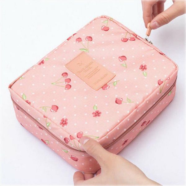 

professional large makeup cosmetic bag case storage handle organizer multifunction travel