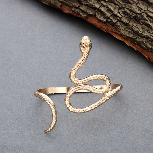 

hand catenary punk style jewelry personality exaggeration twelve zodiac snake bracelet female, Golden;silver