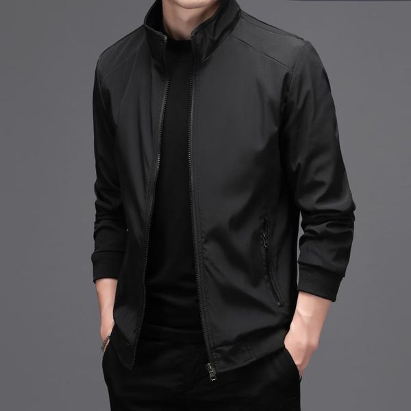 

men's jackets 2021 fall business jacket men clothing korea fashion coats y2k streetwear harajuku long sleeve plus size clothes, Black;brown