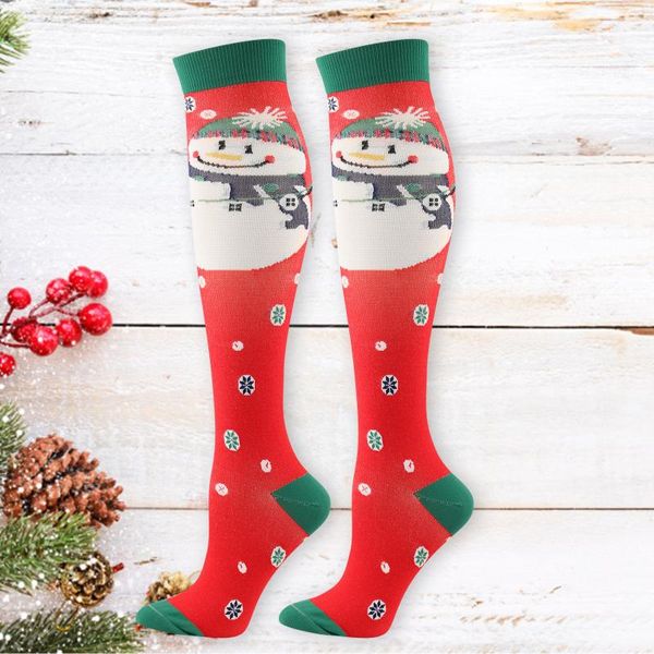 

sports socks 2# women's performance cotton pad leisure christmas pattern for women xmas gifts navidad 2021 year 2022, Black