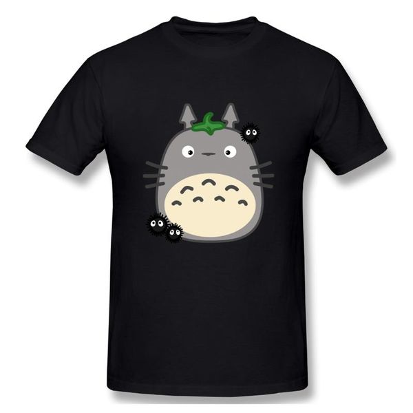 

men's t-shirts totoro tshirt men t shirt shirts cotton summer tshirts short sleeves tees t-shirt mens, White;black
