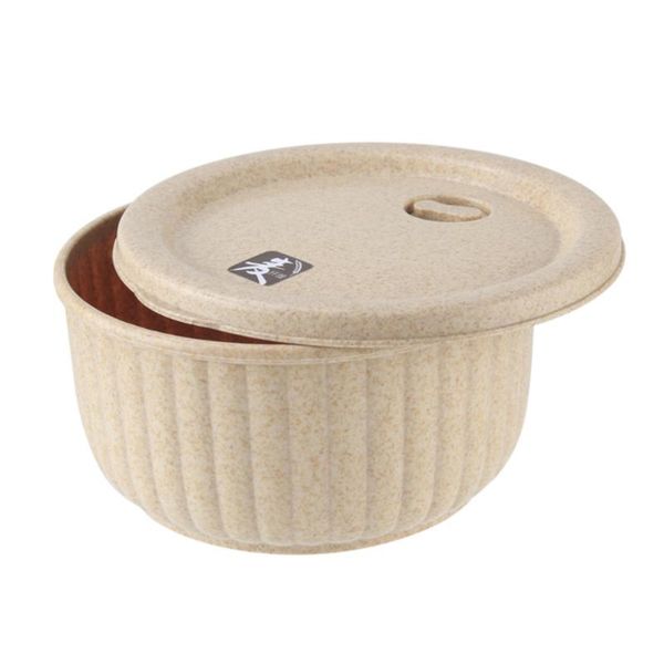 

dinnerware sets portable wheat straw safe container storage box (monolayer)