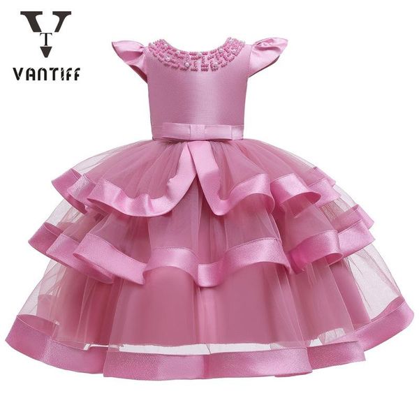 

baby girl clothes princess dress for infantil girls infant 1 year first birthday party born wedding girl's dresses, Red;yellow