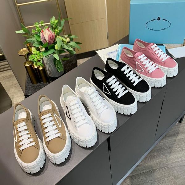 

soled casual black shoes travel 100% designer sports women lace-up sneaker box womens cloth gym 35-41 shoe leather white platform lady hrxd
