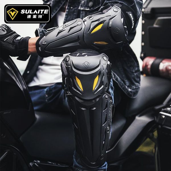 

motorcycle armor 4pcs kneepads elbowpads moto racing motocross riding protective gear skateboard knee protector guards