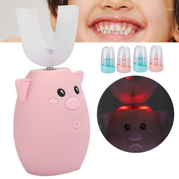 

children -shaped electric sonic toothbrush intelligent grade silicone cleaning oral care tool sonic11