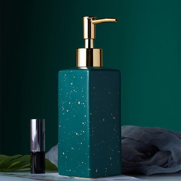 

liquid soap dispenser 350ml bathroom kitchen ceramic lotion refillable bottle foaming container hand sanitizer
