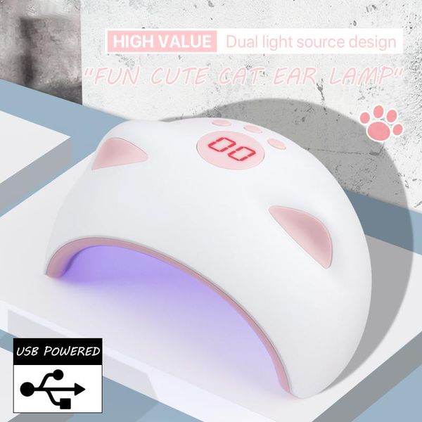 

nail dryers uv led lamp 60w professional gel polish light nails dryer curing art tools lcd display 20 beads