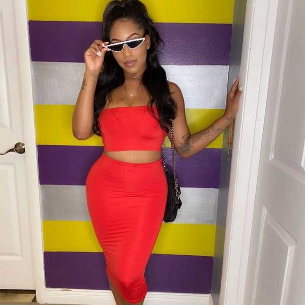 

bodycon 2 two outfits bandage skirt and high waist summer clothes for women matching sets, Black;white