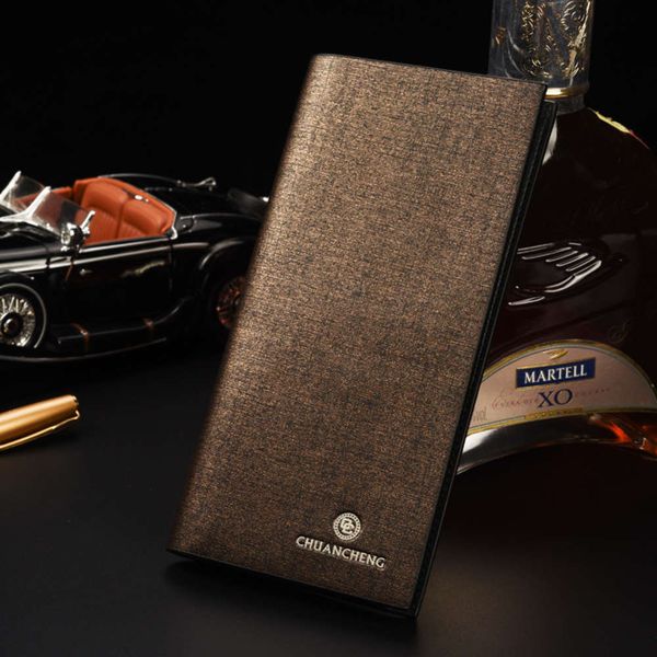 

the wallet men's long wallet, Black