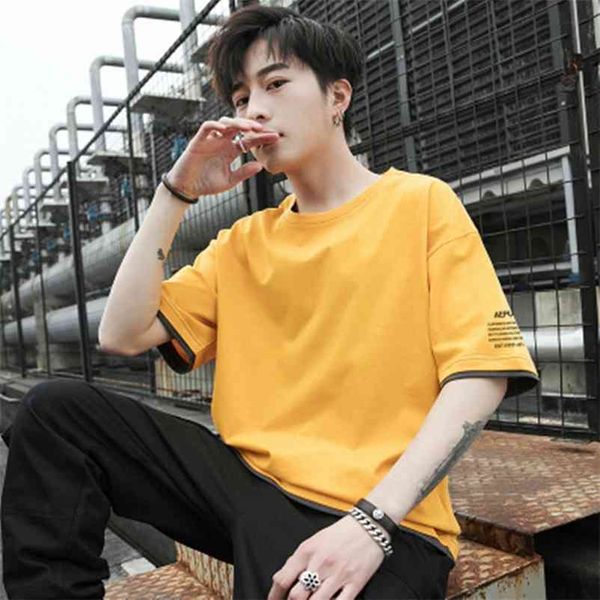 

men's short sleeve t-shirt summer wind the new tide of men's fashion half sleeve body whose popular loose cotton men's jack 2, White;black