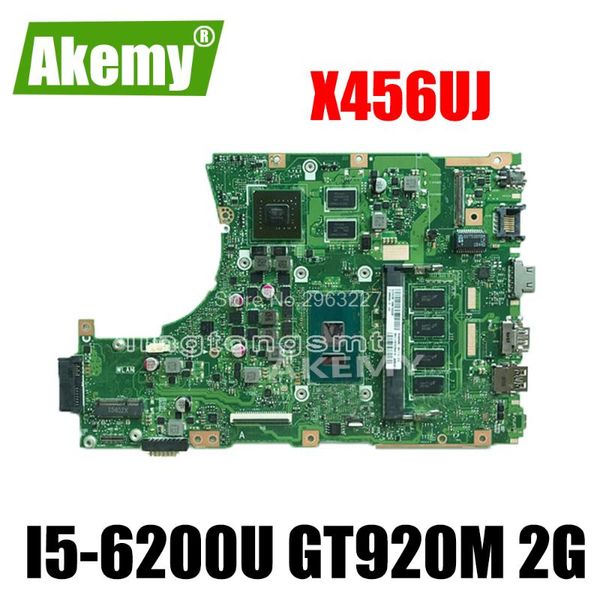 

akemy x456uj x456uf lapmotherboard for asus x456u x456uq x456ub x456uqk x456uv mainboard 4gb-ram -6200u gt920m/gt930m ddr3 tablet pc m m