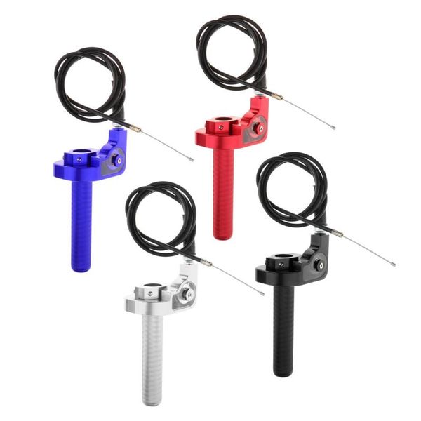 

handlebars aluminum 7/8' 22mm throttle accelerator grip and cable set for atv quad bike