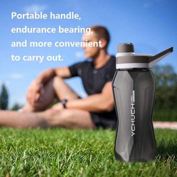 

water bottle large capacity sport space cup -grade plastic male female student portable outdoor camping hiking equipment