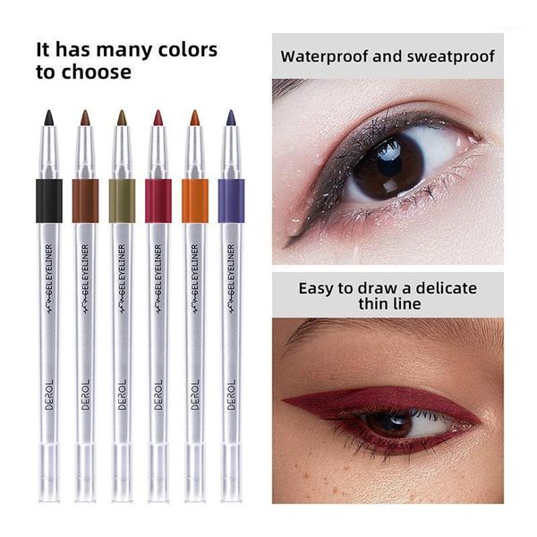

black eyeliner natural quick dry long lasting waterproof forming not-blooming liquid makeup cosmetic drop tslm11