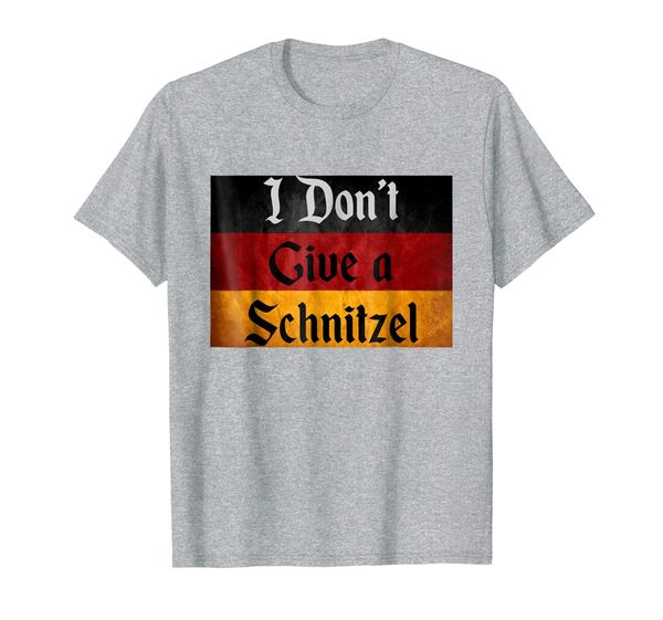 

funny i dont give a schnitzel german t-shirt hilarious joke, White;black