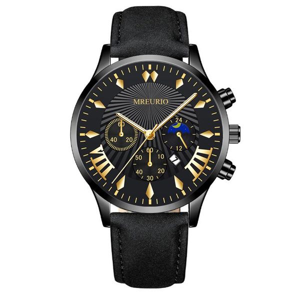 

wristwatches fashion watch men business watches luxury classic black leather belt quartz wrist relogio masculino, Slivery;brown