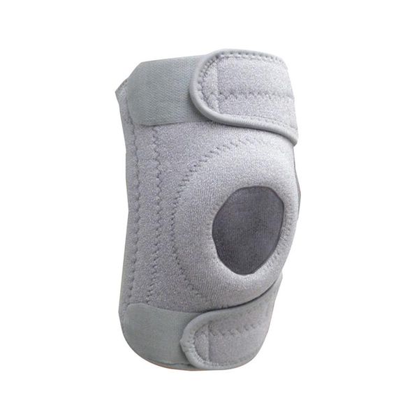

1pc knee pad for sports with spring cycling climbing pain relief protective gear support anti slip patella stabilizer arthritis elbow & pads, Black;gray