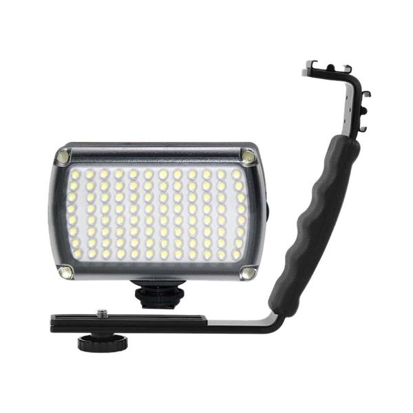

led video light lamp+l-shaped bracket fill-in for zhiyun/feiyu/ camera flashes