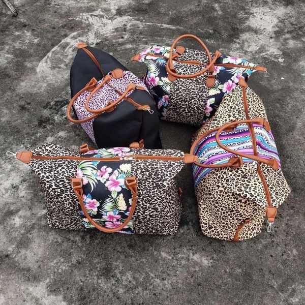 

duffel bags for women 2021 color travel leopard print luggage bag pouch suitcase organizer gear handbag