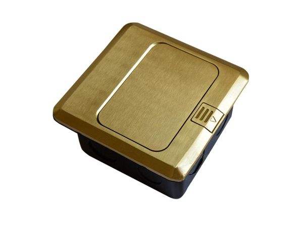 

computer cables & connectors -up type floor socket double audio 6pin 3female waterproof wall plate keystone receptacle panel