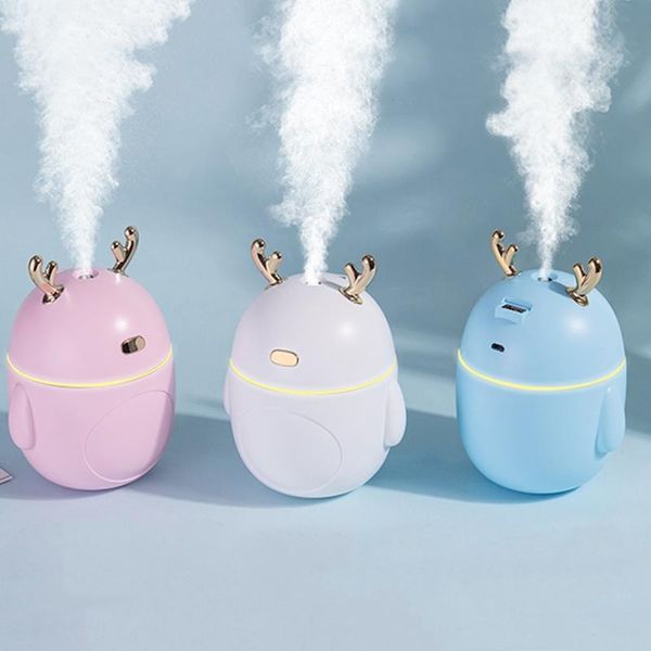 

essential oils diffusers lovely deer air humidifier usb ultrasonic cool mist maker fogger led light mini aroma diffuser oil humificador
