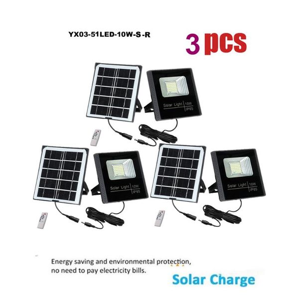 

solar lamps light floodlight led powered outdoor waterproof smart garden security wall lamp indoor remote timer seperable cable