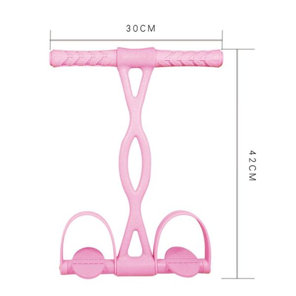 

resistance bands pedal band ring elastic pull rope fitness sit-up exercise for abdomen waist arm yoga stretching