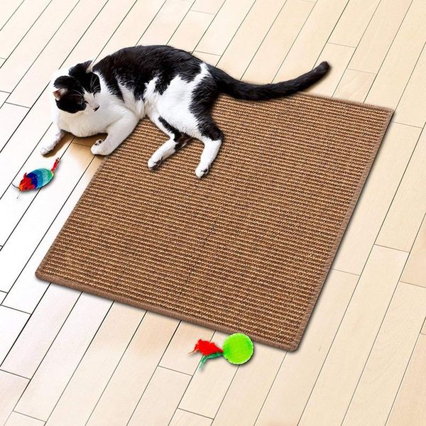 

cat beds & furniture protection play scratching mat natural sisal scratcher pad