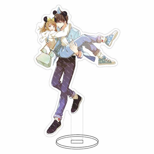 

keychains keychain man love and producer key chain women couples keyring acrylic standing ring fashion trend porte clef, Silver