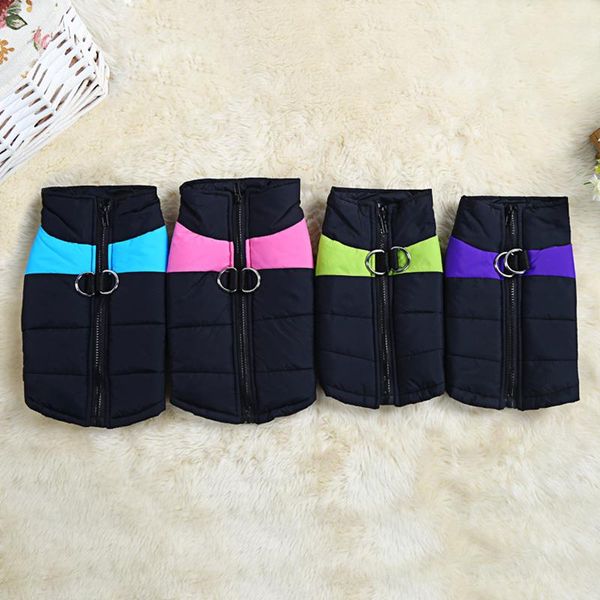 

dog apparel cotton vest ski wear warm winter clothes waterproof pet jacket puppy coat for small medium large dogs