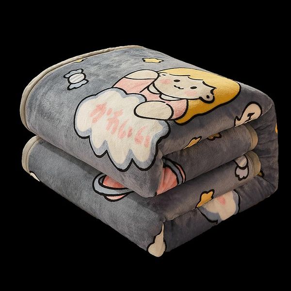 

blankets coral wool blanket thickened flannel sheet air conditioning towel.