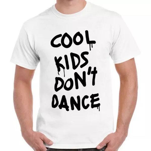 

cool kids don't dance funny men women vintage t shirt 2889, White;black