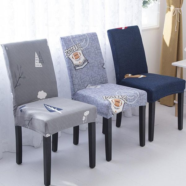 

chair covers home simple printed cover spandex stretch for kitchen dining room wedding office modern style decor seat case