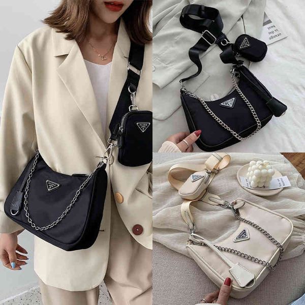 

luxury handbags and storage 2021 summer new female messenger versatile chain french niche net red one shoulder armpit ins style p home