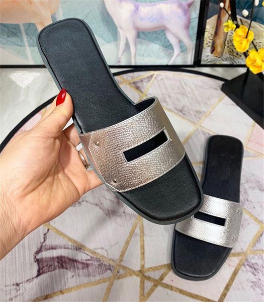 

square toe flats slippers genuine leather sandals summer flat travel shoes fashion beach slipper casual shoe women, Black