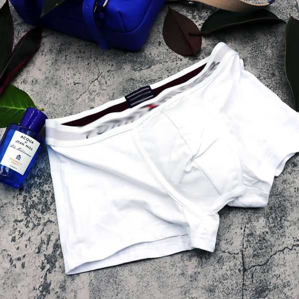 

tm large standard men's flat angle cotton thick loose boxer underwear 5 colors, Black;white