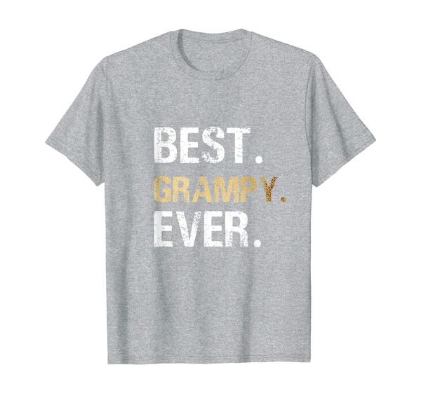 

mens grampy graphic grampy gift from granddaughter grandson t-shirt, White;black
