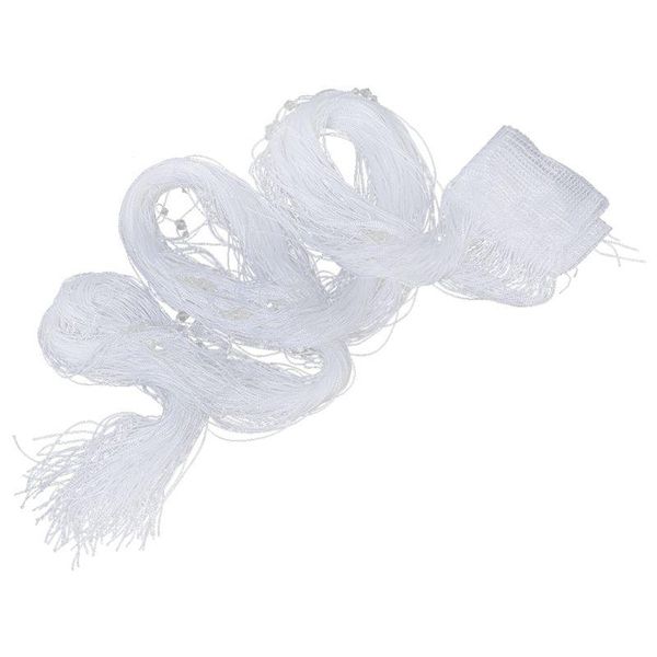 

curtain & drapes cord beaded wire fringe door window veiling 200x100cm white
