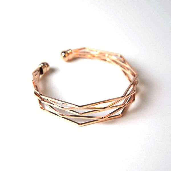 

tennis ornaments metal concise geometry multi level couple charms chain link strand bracelet woman accessories jewelry bijoux, Golden;silver