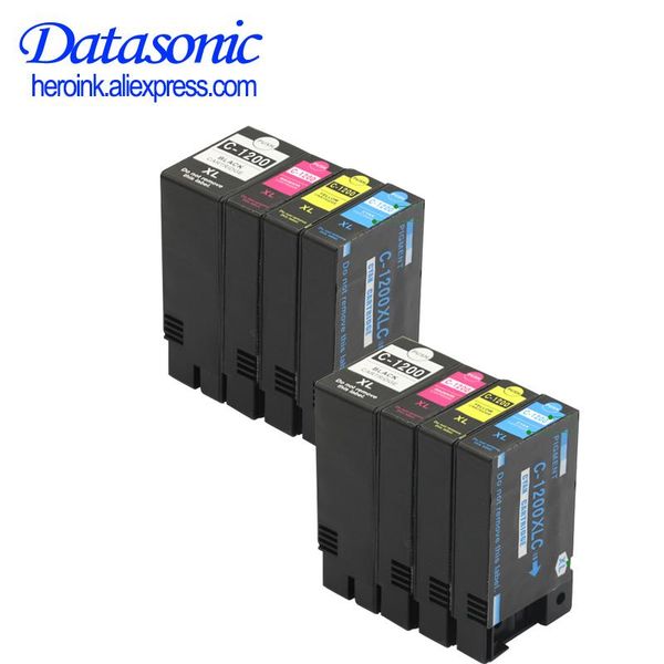 

ink cartridges 8xdat compatible cartridge replace canon pgi-1200xl pgi-1200 xl for maxify mb2720 mb2320 mb2021 2120 2350 2050 printer