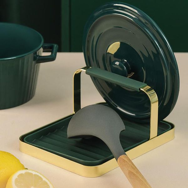 

hooks & rails multi-function kitchen utensil storage rack shelf non-slip spoon spatula fork holder organizer