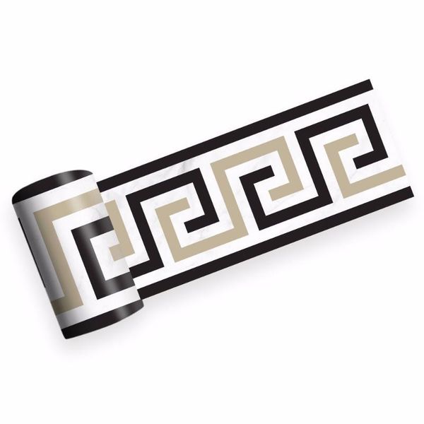 

wall stickers 2m self-adhesive side line tile sticker bathroom kitchen restaurant stair floor border home decor