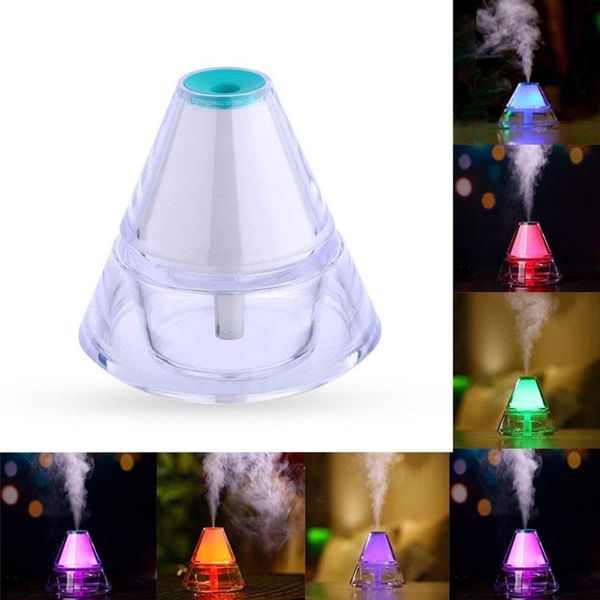 

fragrance lamps led night light desk oxygen bar air humidifier 140ml usb iceberg mini portable creative 7 color change