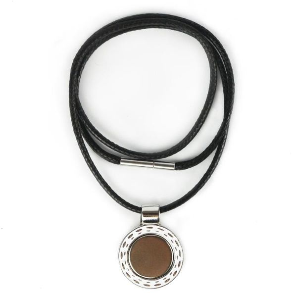 

golf training aids pinmei necklace with waxed cotton cord --crystal marker holder